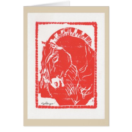 Card For Fjord Horse Lovers