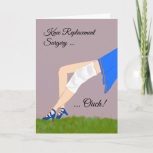 Card for Knee Replacement Surgery with Legs