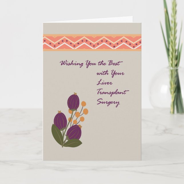 Card for Liver Transplant Surgery (Front)