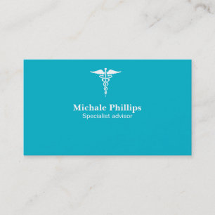 CARD FOR MEDICAL CLINICAL HOSPITAL BLUE DOCTOR
