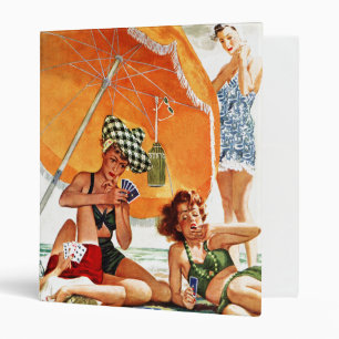 Card Game at the Beach by Alex Ross Binder