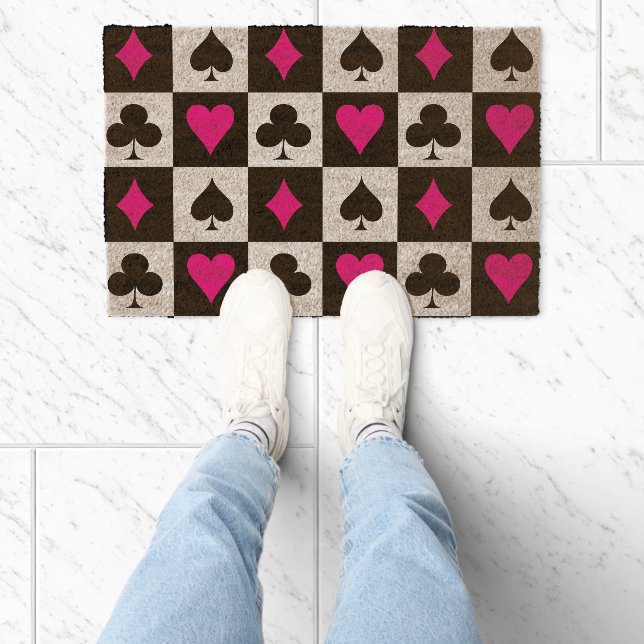 Card Game Fiber Doormat (Insitu)