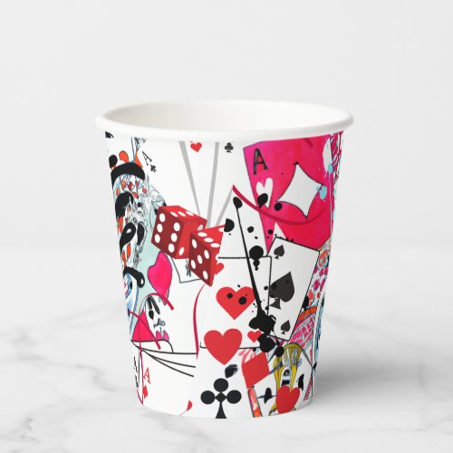 Card Games Paper Cups