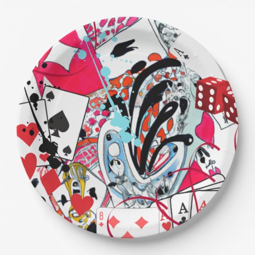 Card Games Paper Plates