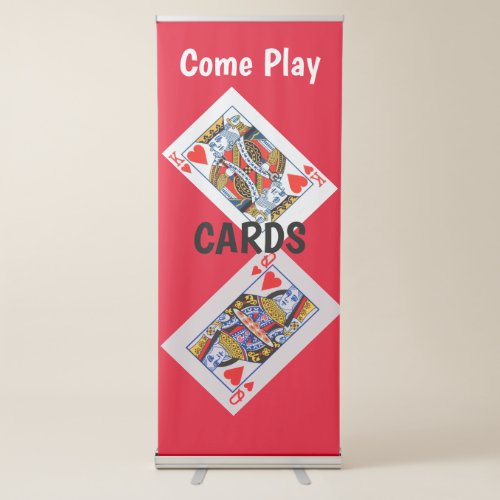 Card Games Retractable Banner