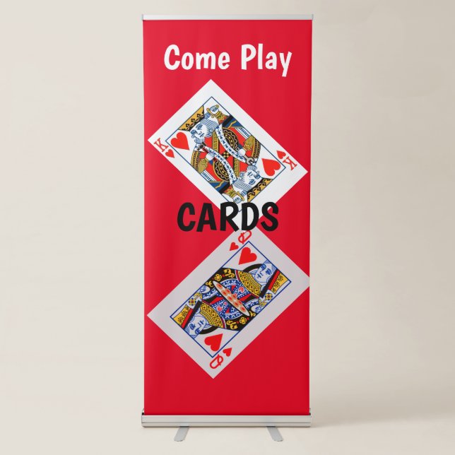 Card Games Retractable Banner (Front)