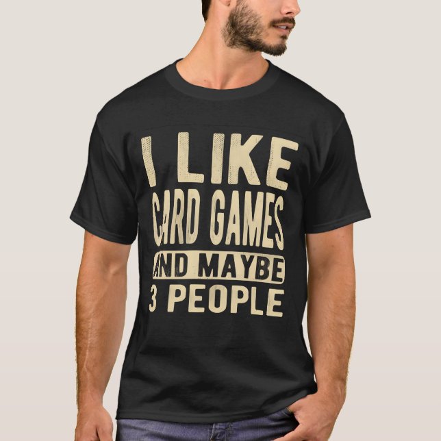 Card games Saying girl T-Shirt (Front)