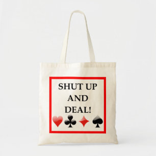 card games tote bag