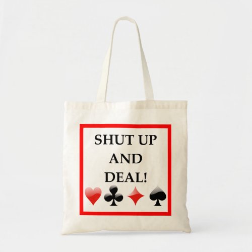 card games tote bag