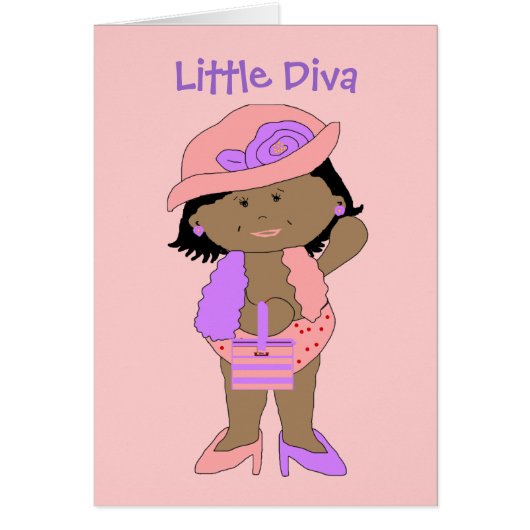 Card Girls Divas Are Born Not Made 6 (Front)