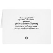 Card, "Grapes and Cheeses" (Back Horizontal)