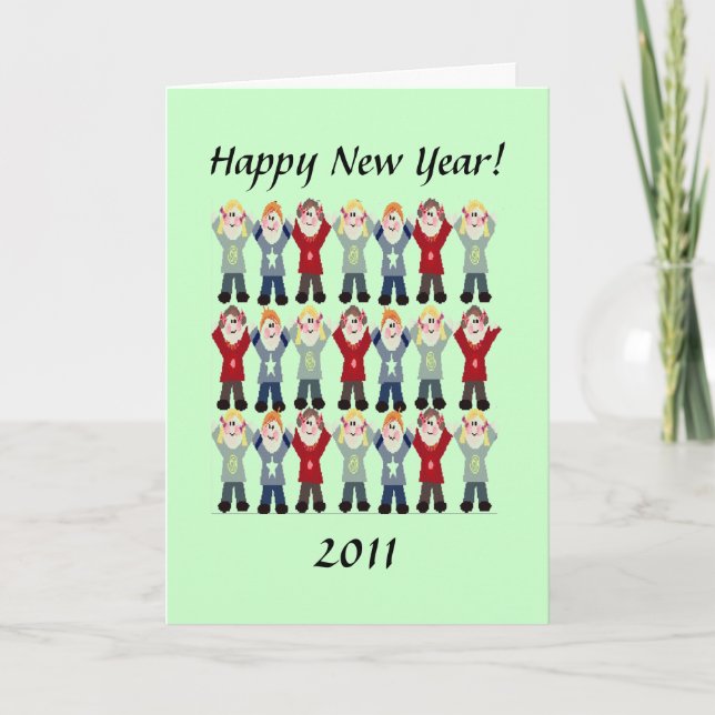 Card - Greeting - Happy New Year (Front)