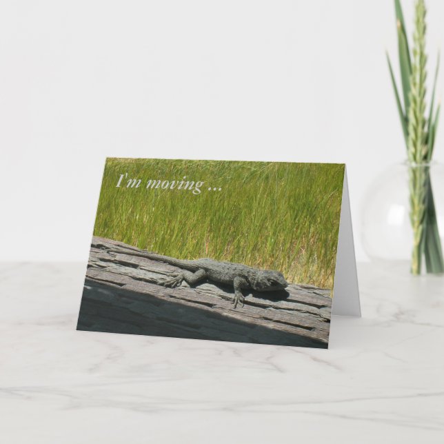 Card - Greeting - I'm Moving (Front)