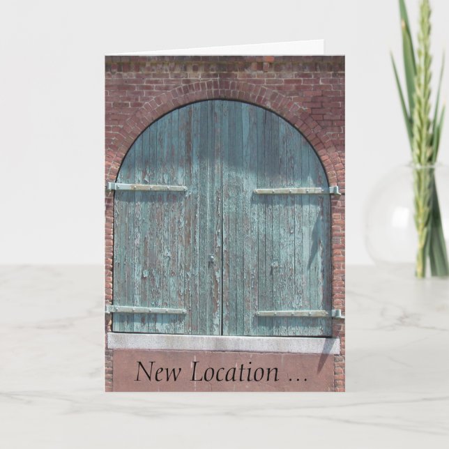 Card - Greeting – Warehouse Door (Front)