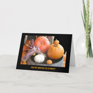Card, Halloween Party Invitation # 1