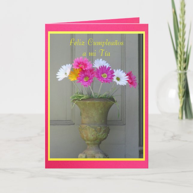 Card - Happy Birthday to My Aunt - The Margaritas (Front)