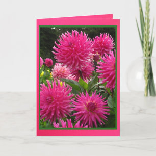 Card - Happy Cumpleaños a mi Tía - Las Dalias