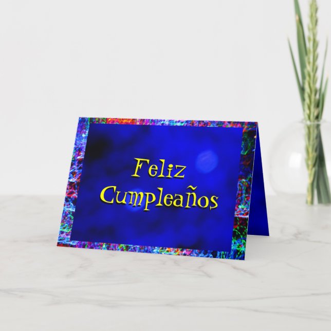 Card - Happy Cumpleaños - Multicolor (Front)