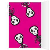 Card Happy Skeletons Say Hi (Inside (Left))