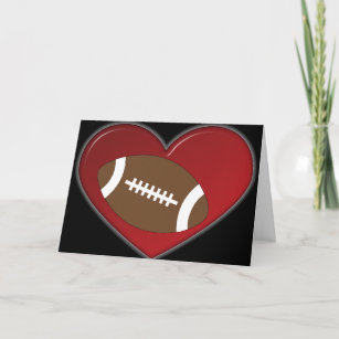Card - Heart Football