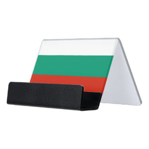 Card Holder with flag of Bulgaria