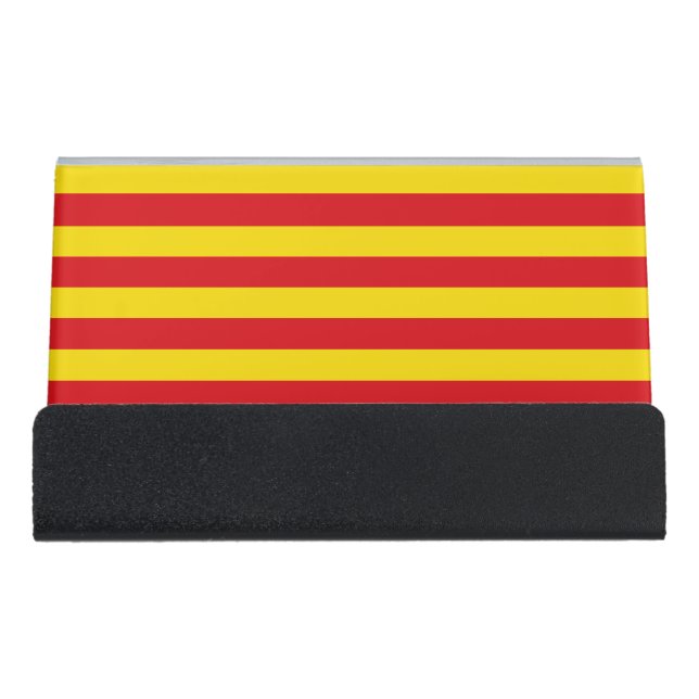 Card Holder with flag of Catalonia (Front)