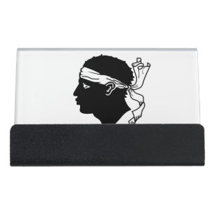 Card Holder with flag of Corsica, France