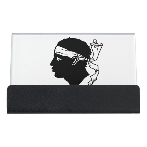 Card Holder with flag of Corsica France