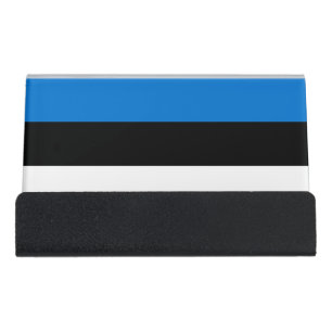 Card Holder with flag of Estonia
