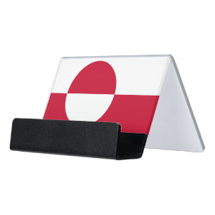 Card Holder with flag of Greenland
