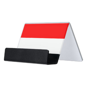 Card Holder with flag of Indonesia
