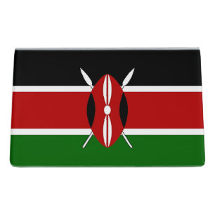 Card Holder with flag of Kenya