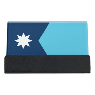 Card Holder with flag of Minnnesota, USA