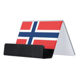 Card Holder with flag of Norway