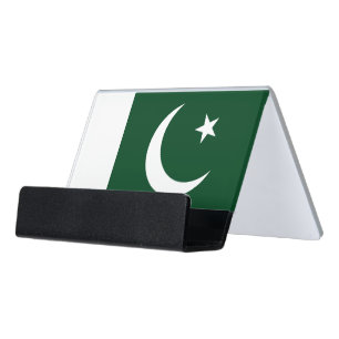 Card Holder with flag of Pakistan