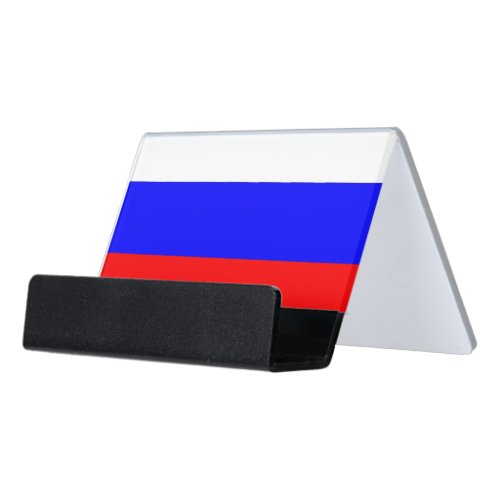 Card Holder with flag of Russia