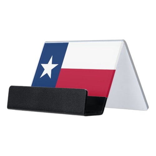 Card Holder with flag of Texas State USA