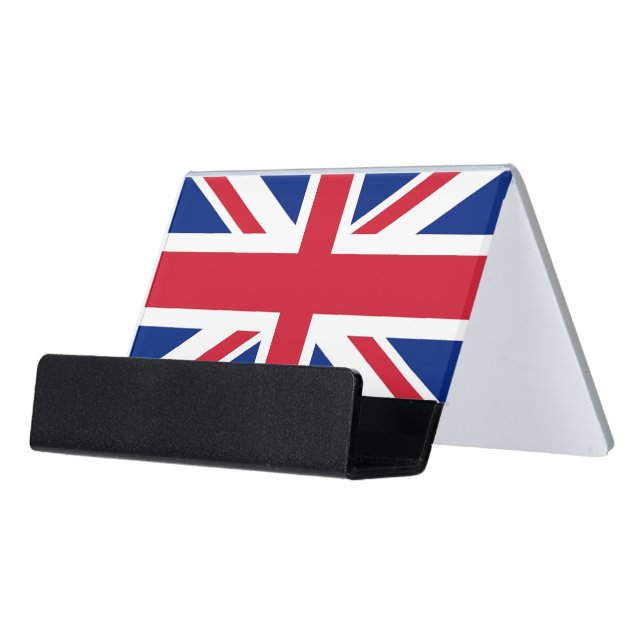 Card Holder with flag of United Kingdom (Angled Front)