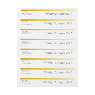 card house Unusual business equipment Wrap Around Address Label