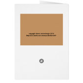 card, Humorous, "Don't Let the Horns Fool You" (Back)