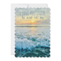 Card: I Love You Until The Ocean Runs Dry