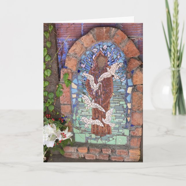 card inspiring Peace by St Francis (Front)