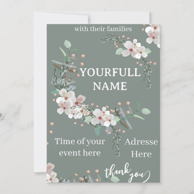 card Invitation (Front)