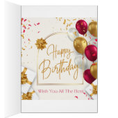 Card invitation birthday (Inside (Right))