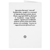 Card, Jermaine Bernard # 2_30 Cards (Back)