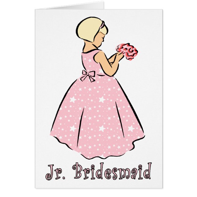 Card: Jr Bridesmaid Cards (Front)