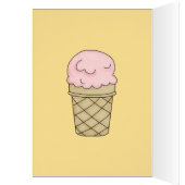 Card Kid's Ice Cream Watermelon (Inside (Left))