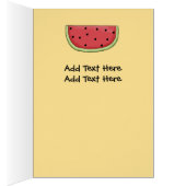 Card Kid's Ice Cream Watermelon (Inside (Right))
