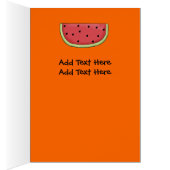 Card Kid's Ice Cream Watermelon Orange (Inside (Right))