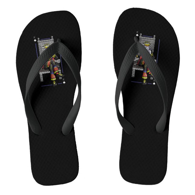 Card King Flip Flops (Footbed)